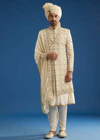 faun-silk-groom-sherwani-set-with-gota-and-zardosi-work-sg269967-1
