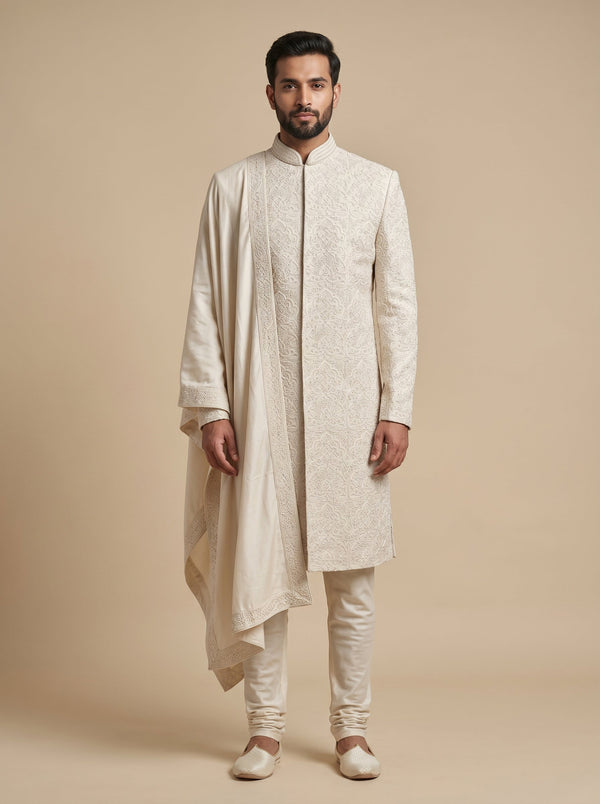 Gold Festive Sherwani