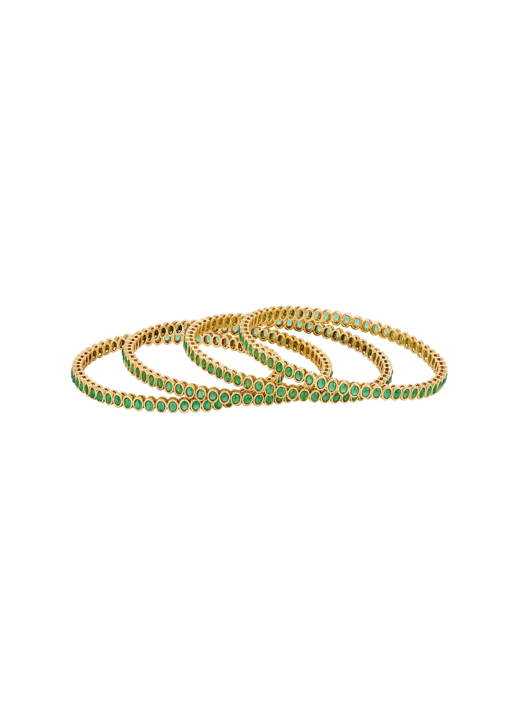 gold-finish-bangle-with-traditional-temple-motifs-and-green-simulated-stones-sg379331-1 469e85b3-d36b-467b-8844-60fff1cfbb35