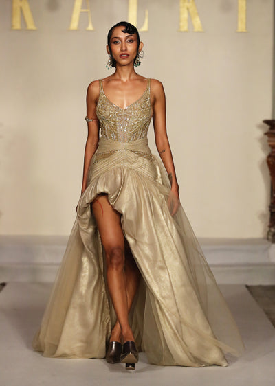 gold-metallic-hand-embroidered-bridal-gown-with-asymmetric-sg356275-1 1 00032688-0a87-424d-bf2c-244dac363eb7