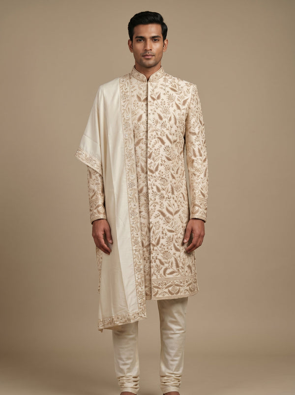 Gold Regal Sherwani