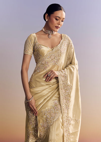 gold-tissue-silk-saree-with-scallop-border-and-rich-embroidered-unstitched-blouse-sg317941-1