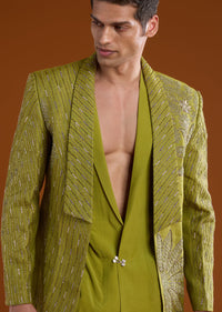 green-chanderi-embroidered-tuxedo-set-with-dori-work-sg328639-1 9e3adee9-2f82-4684-a064-f30c058fd9dc