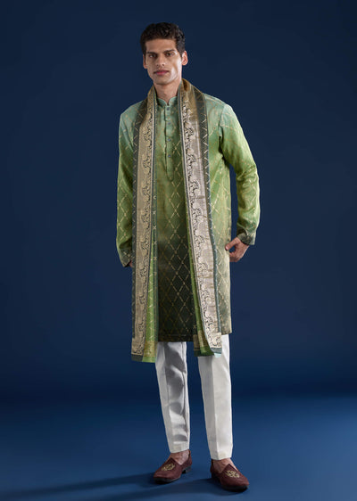 green-ombre-silk-kurta-set-with-dupatta-sg332652-1 1