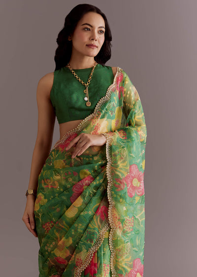 green-organza-saree-with-floral-print-and-embellished-border-sg297109-2