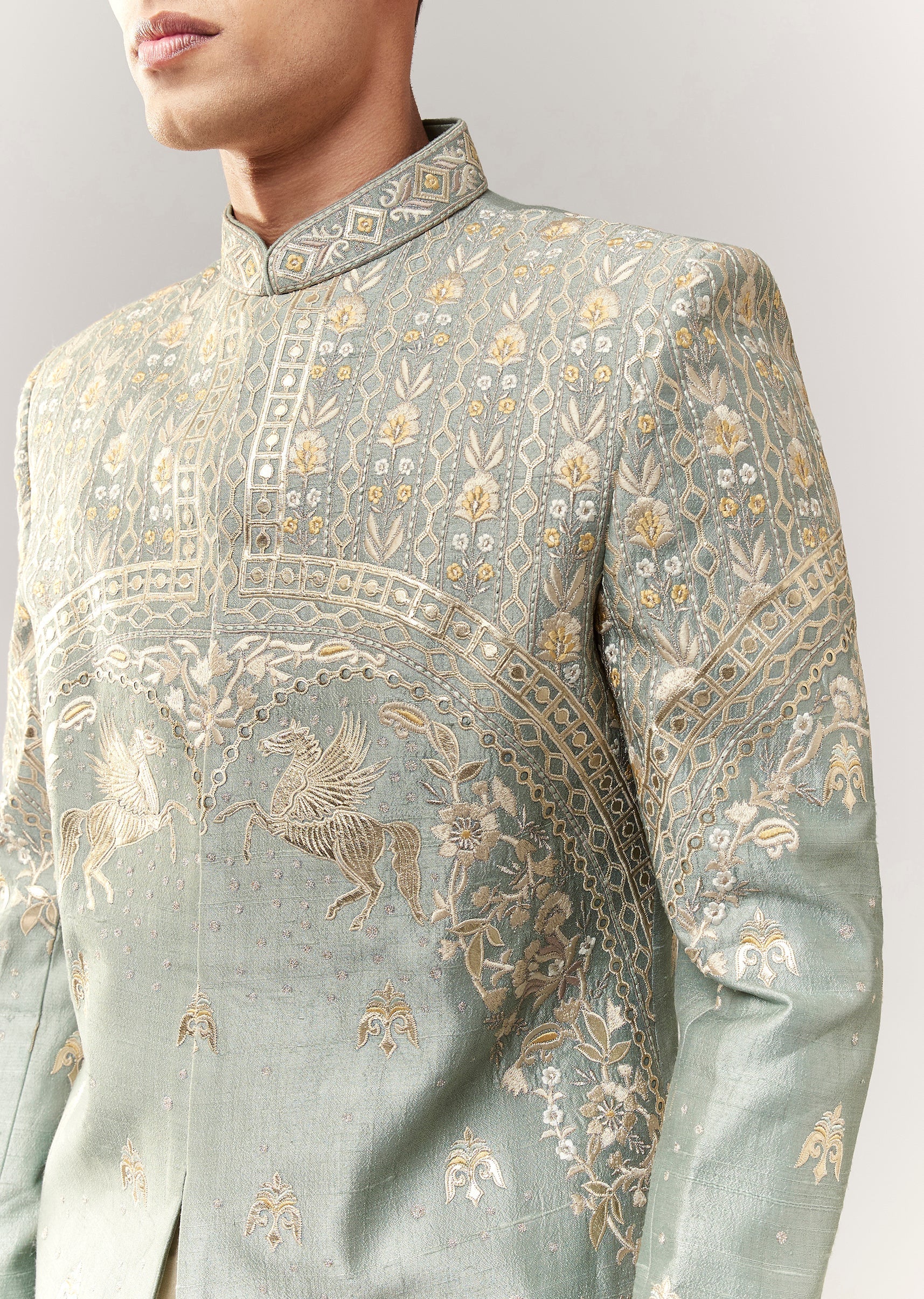 green-raw-silk-indo-western-with-applique-and-resham-work-sg322974-2 a30a6039-9cb3-4e5d-83d5-e8e122ee5932