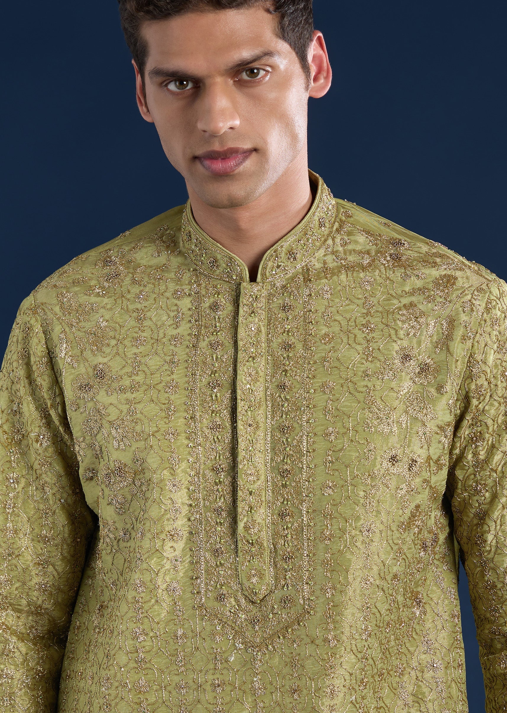 green-tissue-kurta-set-sg378491-2 111d5172-1f0b-4586-8014-bf25570cc816