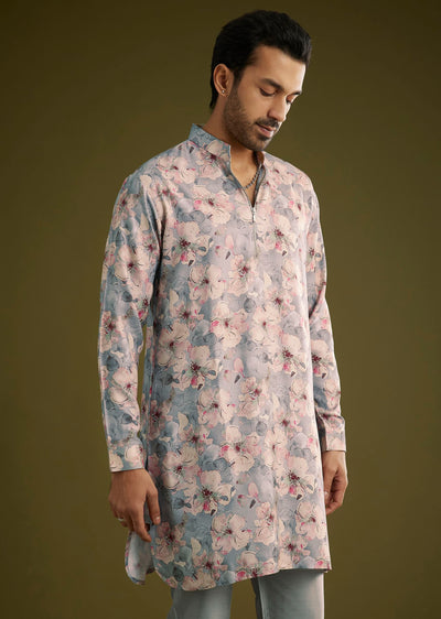 grey-pashmina-silk-kurta-set-with-floral-print-sg302229-4 3