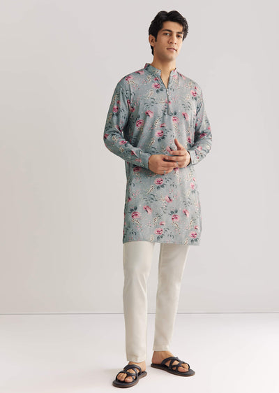 grey-pashmina-zipper-kurta-set-with-floral-prints-sg302221-2 1