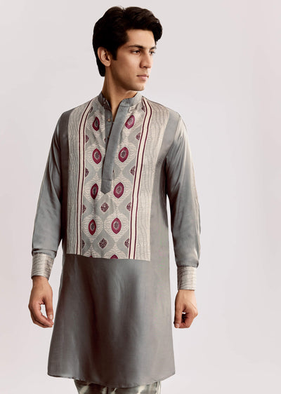 grey-silk-kurta-set-with-ajrakh-print-sg318103-1
