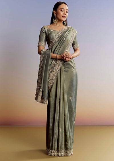 greyish-blue-tissue-saree-with-french-knot-resham-embroidery-sg319806-1