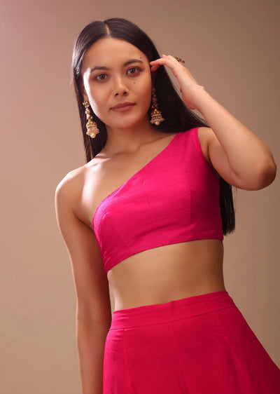 hot pink blouse-m001blm563y-sg91855