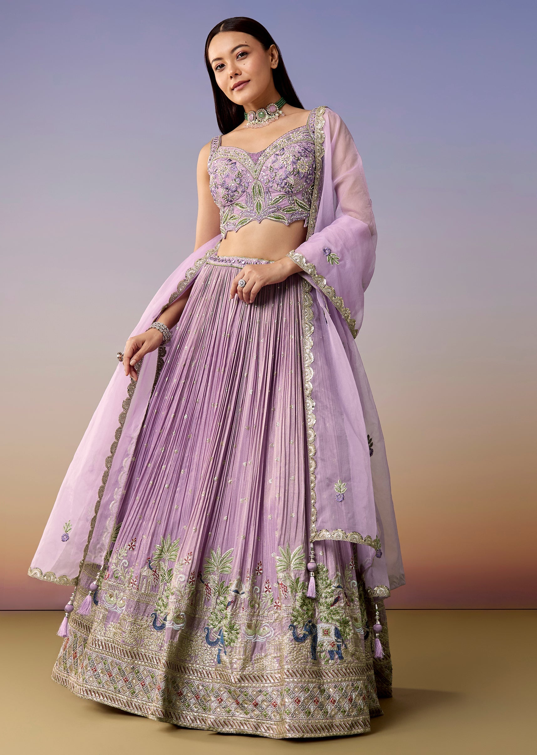 lavender-embroidered-tissue-bridesmaid-lehenga-set-sg389674-4 63856808-8c10-4f8d-99ba-33574e651739