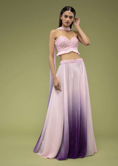 lavender ombre skirt and crop top-m001m629y-sg98409 5