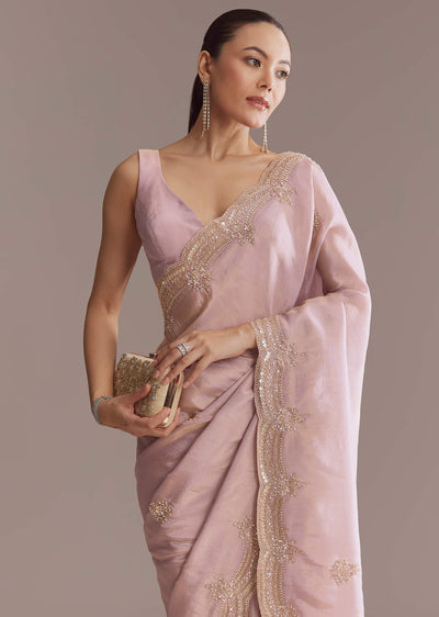 lavender tissue saree with heavy hand-sg319012-9 9