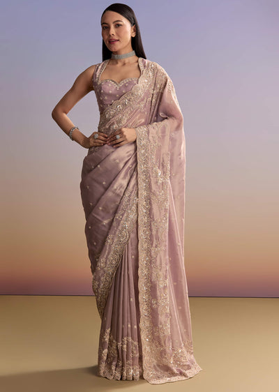 lavender tissue saree with zardosi and sequin-sg319137-9 8