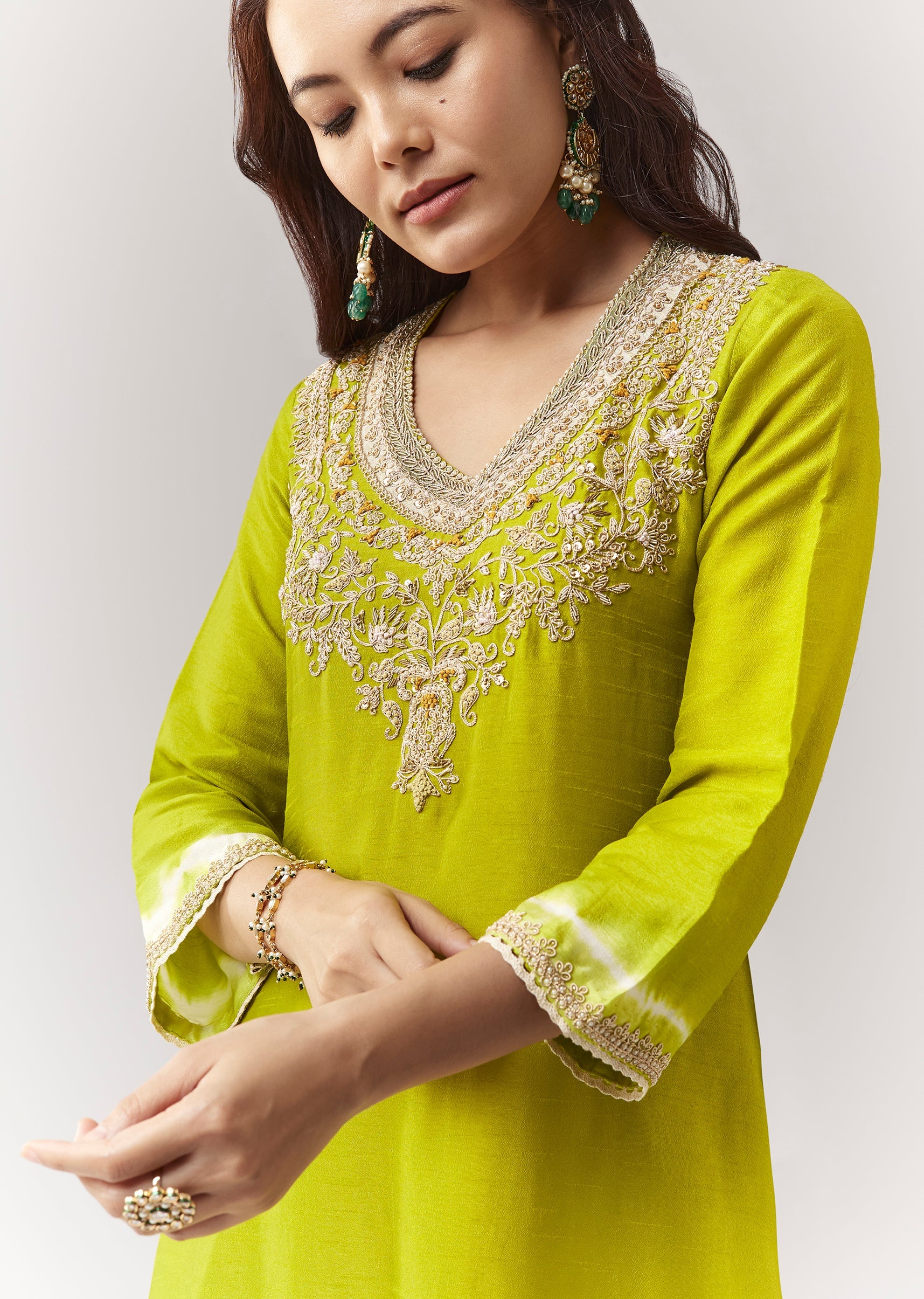 lime-green-leheriya-a-line-kurta-palazzo-set-with-zardosi-and-moti-work-sg383504-2 f820430e-8199-47f8-a13f-e972d7e14cc2