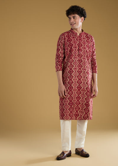 maroon-red-mens-kurta-set-with-sequins-and-moti-detail-sg323695-1 7af0399d-b96a-47db-818d-ff320fd19b28