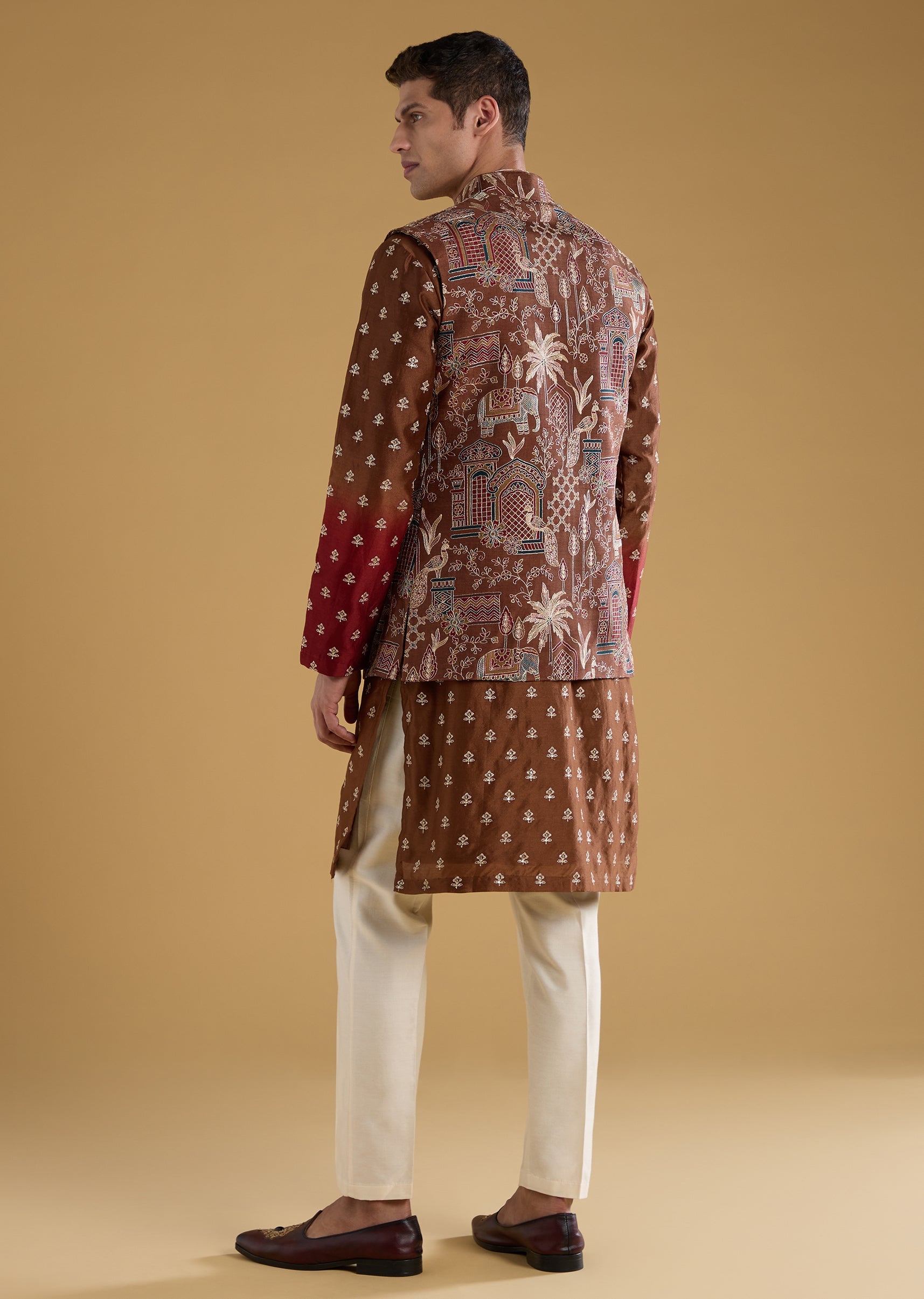 maroon-silk-thread-embroidered-jacket-and-kurta-set-sg367759-5 bd172558-128e-48e3-95d9-49308e9b8441