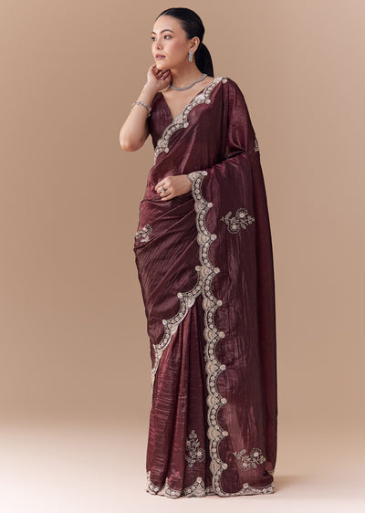 maroon-tissue-embellished-saree-with-blouse-fabric-sg319402-1