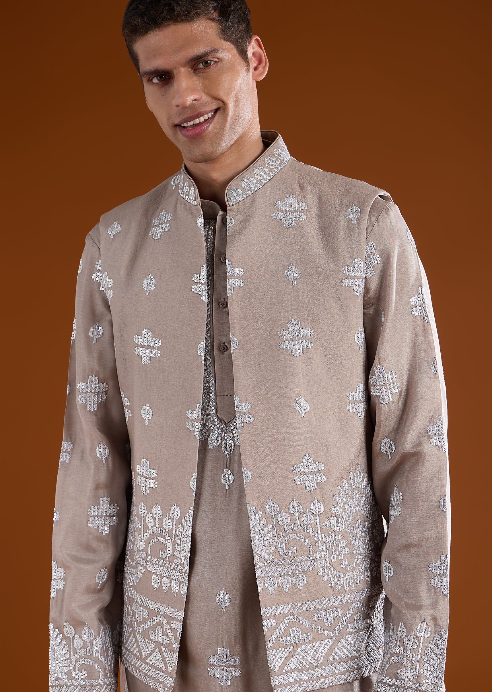 mauve-silk-embroidered-kurta-jacket-set-sg322878-2 17212fdb-ff8c-4407-be66-07ef76e9c66d