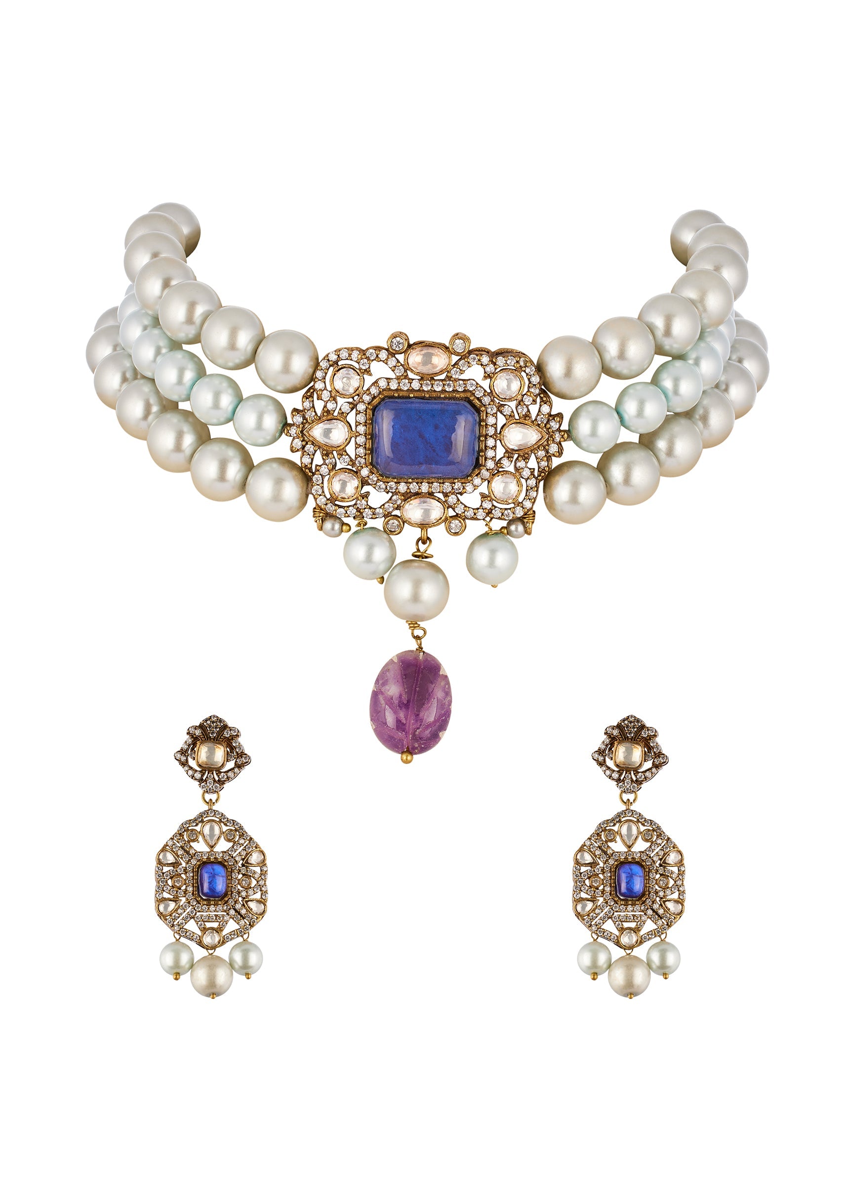 midnight-blue-traditional-kundan-polki-necklace-set-sg372181-1 18357bc7-f899-45ad-a217-16860953cd11