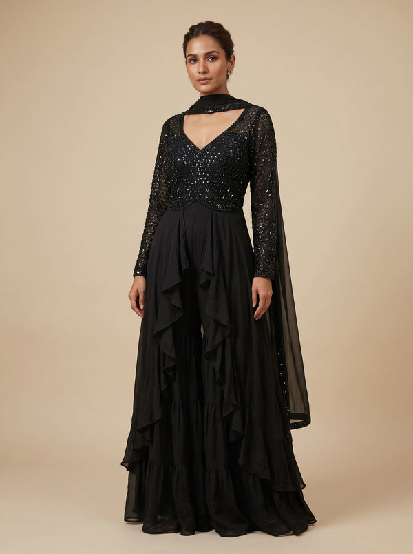 Midnight Work Anarkali