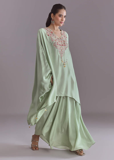mint-green-silk-kaftan-top-and-drape-skirt-set-with-resham-work-sg319275-1