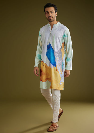multicolor-linen-abstract-printed-zipper-kurta-set-sg309249-1