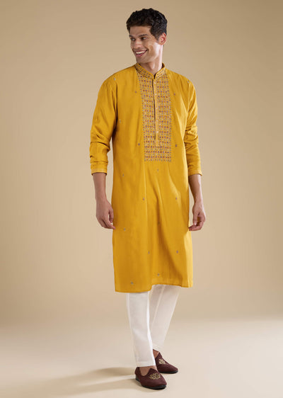 mustard-yellow-bead-embellished-mens-kurta-and-pant-set-sg363398-1