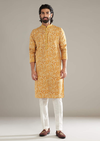 mustard-yellow-silk-kurta-set-for-men-with-paisley-print-sg347938-1 b4e1bfef-8ca3-4746-991b-1068a54ba71e