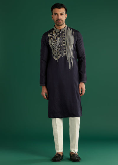 navy-blue-silk-kurta-set-for-men-with-gota-work-sg329902-1 bb14039e-a886-4df2-835a-39e53da169fc