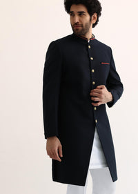 navy blue suiting indowestern for-sg219474 9 nasto