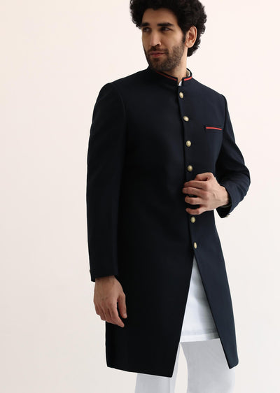 navy blue suiting indowestern for-sg219474 9 nasto