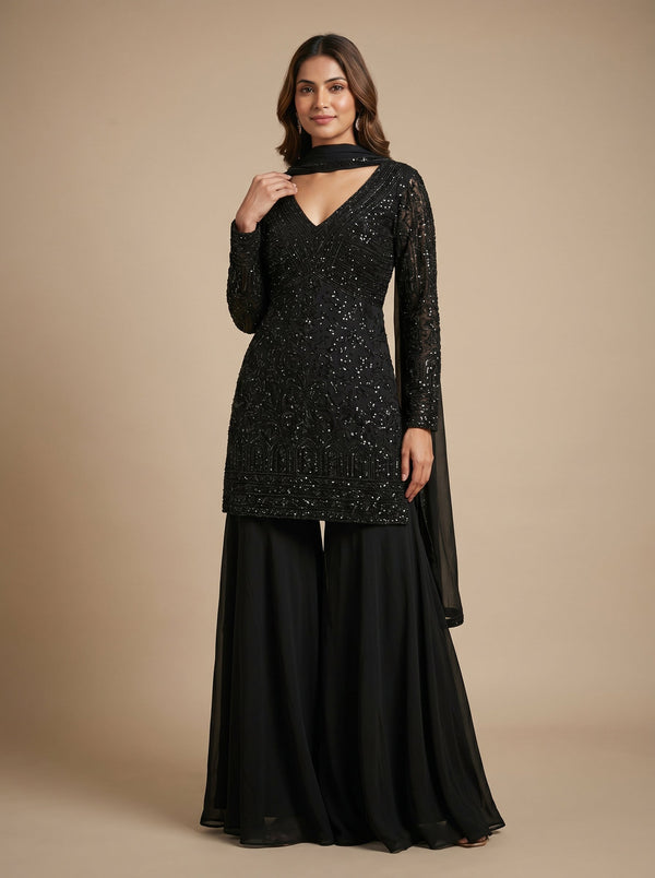 Noir Work Anarkali
