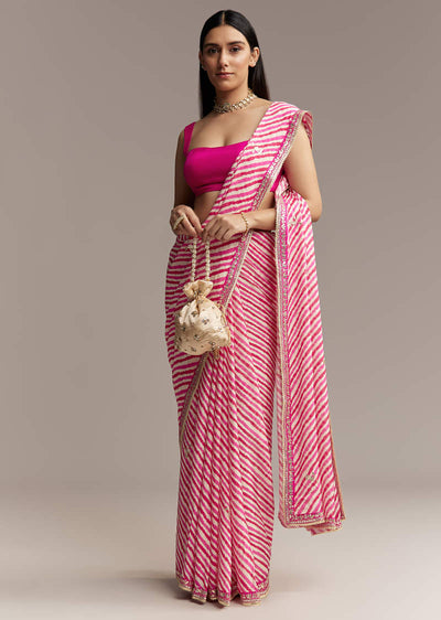 off-white-chinnon-saree-with-pink-striped-print-and-gota-detailing-sg318059-1