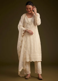 off white cotton kurta set with scallop dupatta-sg293258 6 3e0378c7-a4df-49b1-af1c-ebc013dbcb92