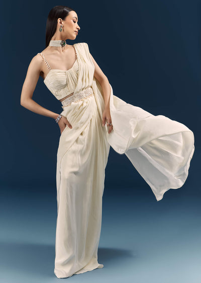 off white crepe ready pleated saree with heavy-sg348076-6 6