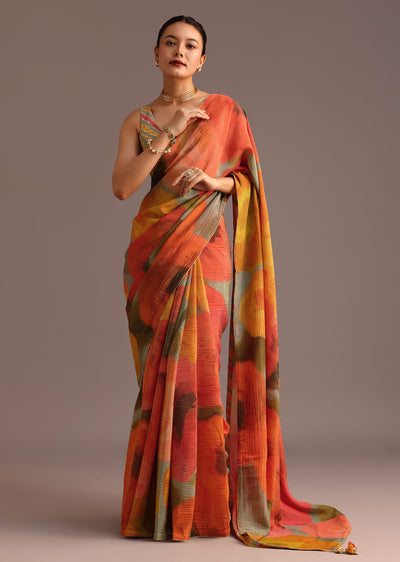 orange-abstract-printed-crush-saree-sg257829 9 40c26ff1-d22d-4b0f-bf39-c6636cd50578