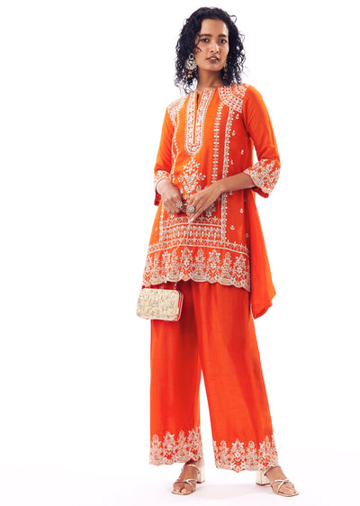 orange-coord-set-with-zardosi-and-gotta-accents-sg383617-1 f8960569-45fc-40d1-9e91-362ed8c810ea