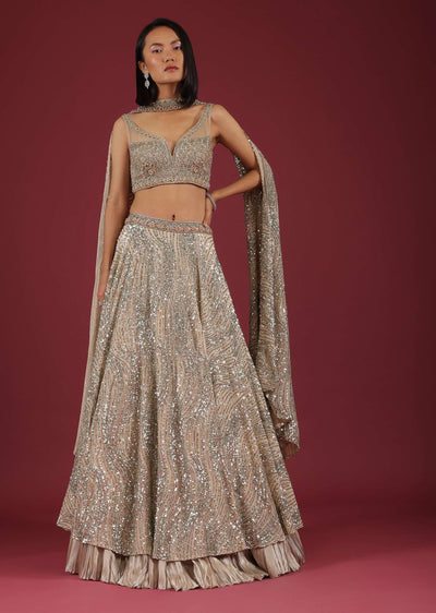 oyster lehenga and a crop top in 3d petal motifs embroidery-m001ra658y-sg102915 1