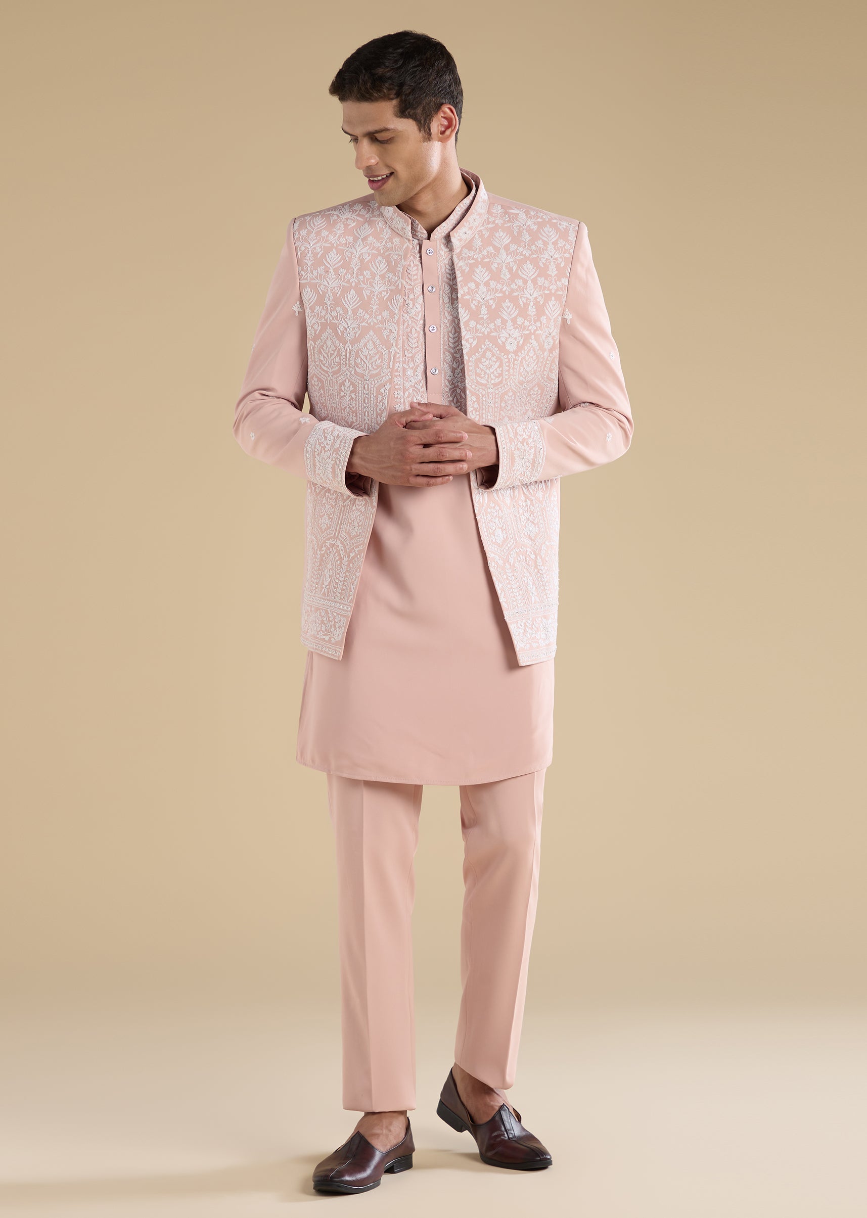 peach-embellished-jodhpuri-set-with-kurta-and-pants-sg377885-4 cf5237e3-74ef-4143-bfba-c4cf693f84a8
