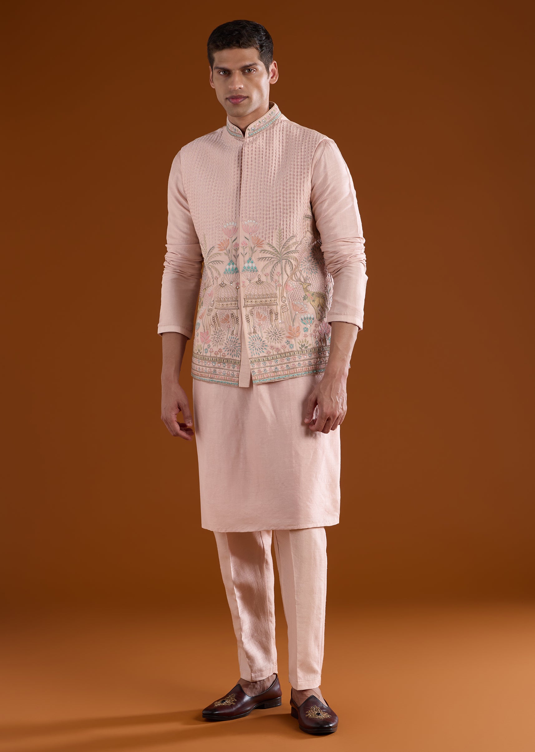 peach-embroidered-silk-kurta-jacket-set-sg378660-1 f9911d3b-5139-466b-9e90-df261004dbf5