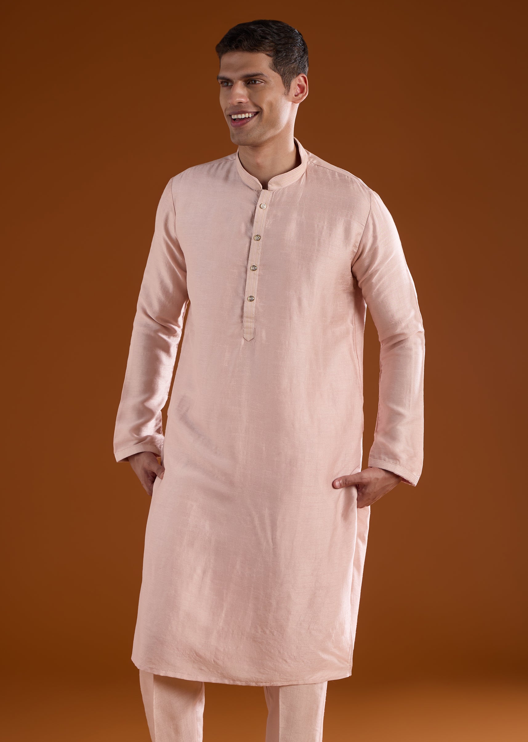 peach-embroidered-silk-kurta-jacket-set-sg378660-6 09adc956-3351-4961-acb1-d9bf7c7894d6