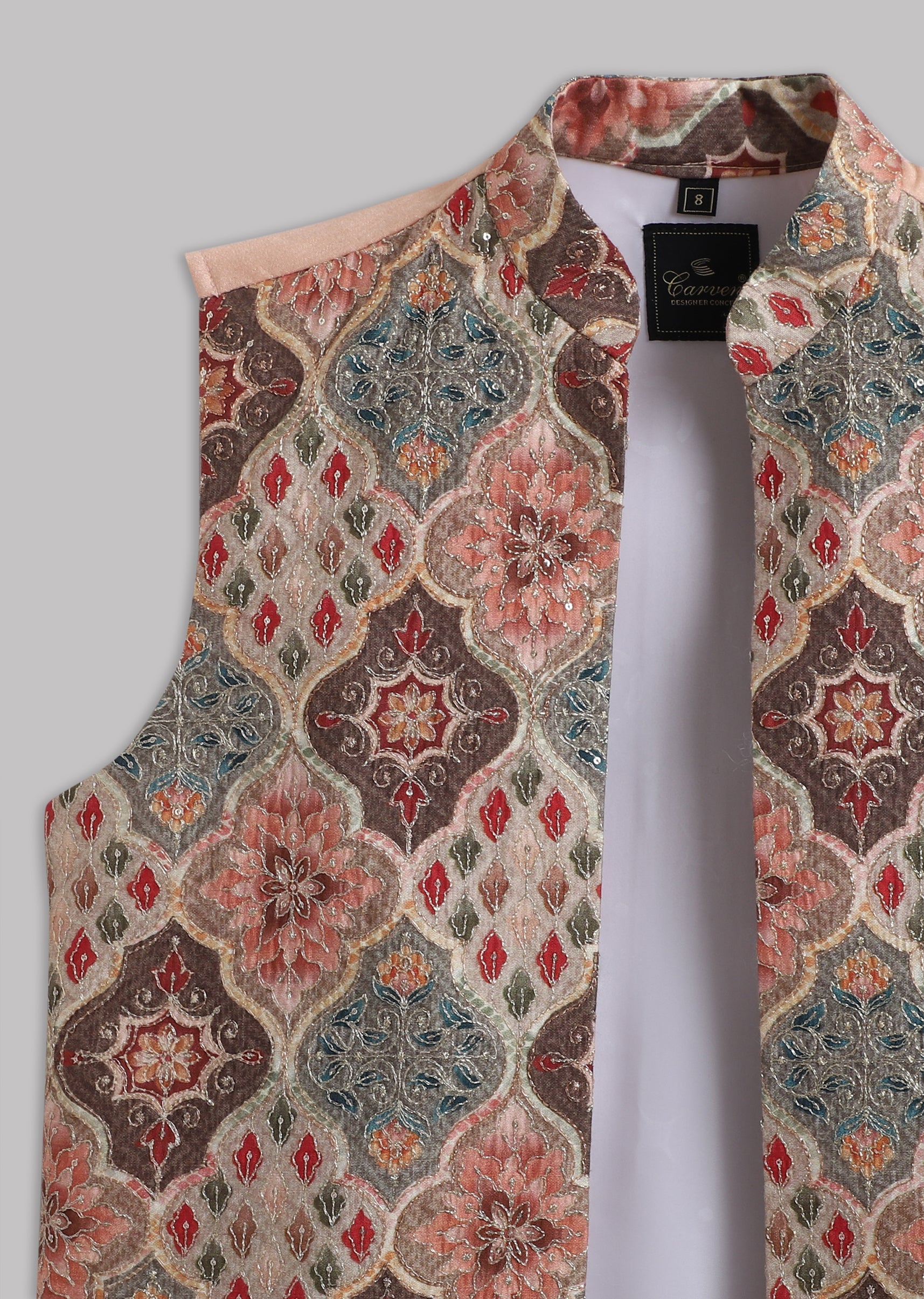 peach-floral-nehru-jacket-set-sg380451-7 28a834e7-760d-470e-b518-76c8bbca7e07