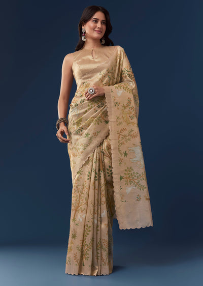 peach-gold-tussar-saree-with-scallop-border-and-thread-work-motifs-sg346410-1 90439911-dce5-4e47-a8e4-dae7d8c254c8