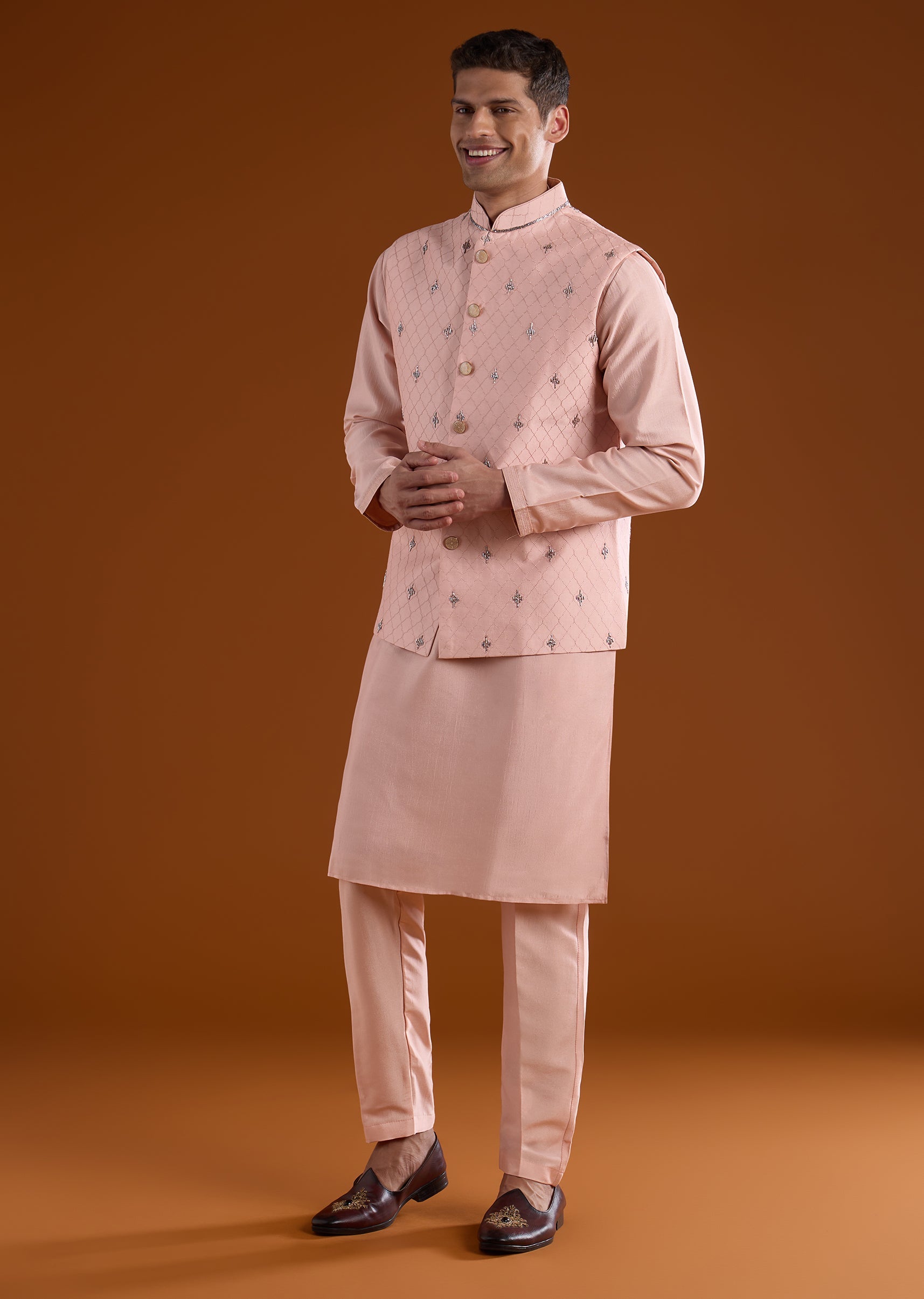 peach-silk-mens-kurta-jacket-set-with-thread-metal-and-bead-work-sg370677-1 9d890e3b-3796-47ce-b9da-ea266f61c35c