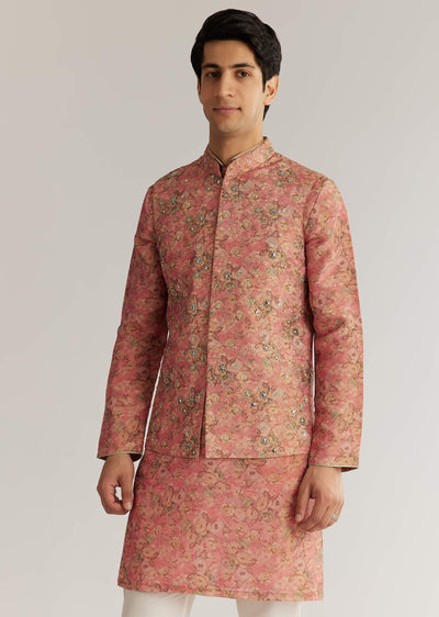 peach-tissue-stone-sequin-work-kurta-jacket-set-sg323408-1 1