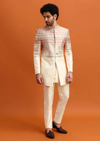peach ombre indowestern set with foil work for men-sg235626 4 f2b84b76-c49f-41d7-9e60-14a8a69cb907