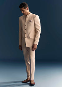 peach viscose jodhpuri suit for men with hand-sg345882-1-nosto 7